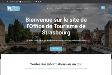 Personnalisation du site WordPress de l'Office de Tourisme de Strasbourg